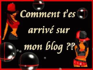 cmt t&eacute; arriv&eacute; sur mon blog